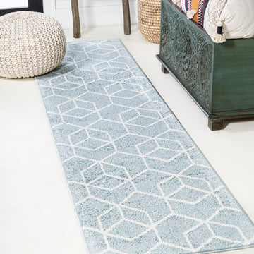 Tumbling Blocks Modern Geometric Area Rug 2
